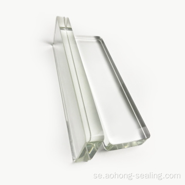 Laminerat klart glasdörrfönster härdat fyrkantigt glas